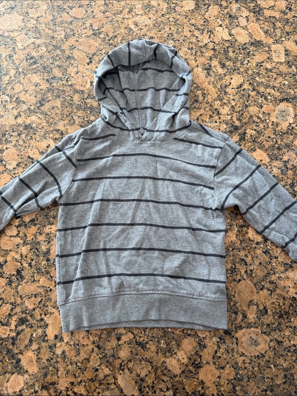 Old Navy toddler Gray Hoodie with Black Stripes